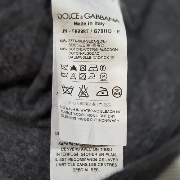 Dolce & Gabbana Leopard Print 1/2 & 1/2 Silk & Cotton Sleeveless Tank GUC 40/US6 - Picture 9 of 9